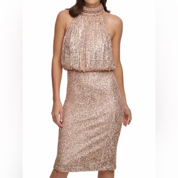 Sequin Plus Dress - Picture 3 of 6